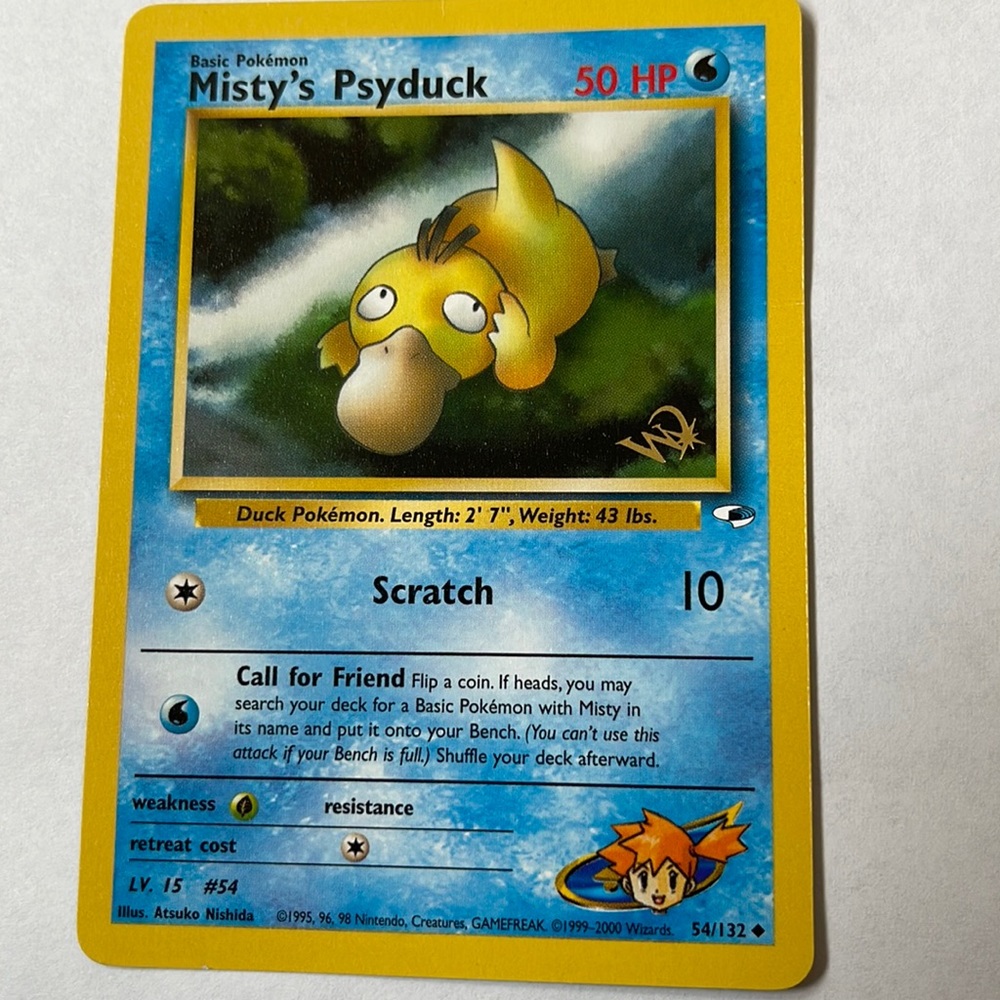 Misty’s Psyduck [W Stamped Promo] WoTC promo